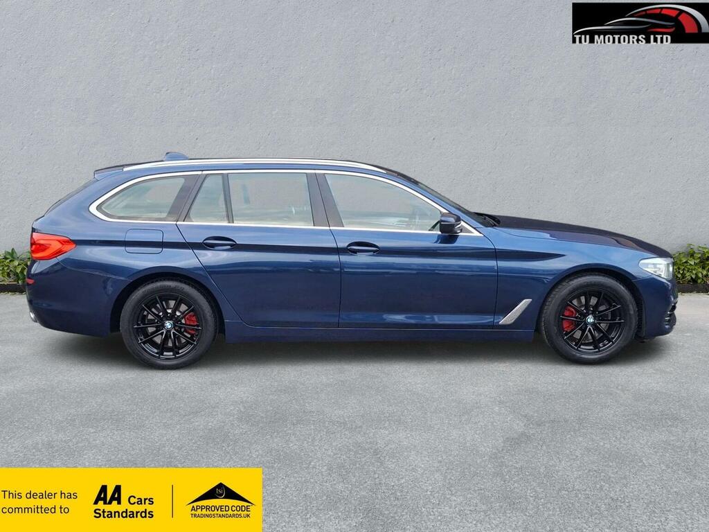 BMW 5 Series Estate 2.0 520D Mht Se Touring Xdrive Euro 6 GD69HZU Blue #5