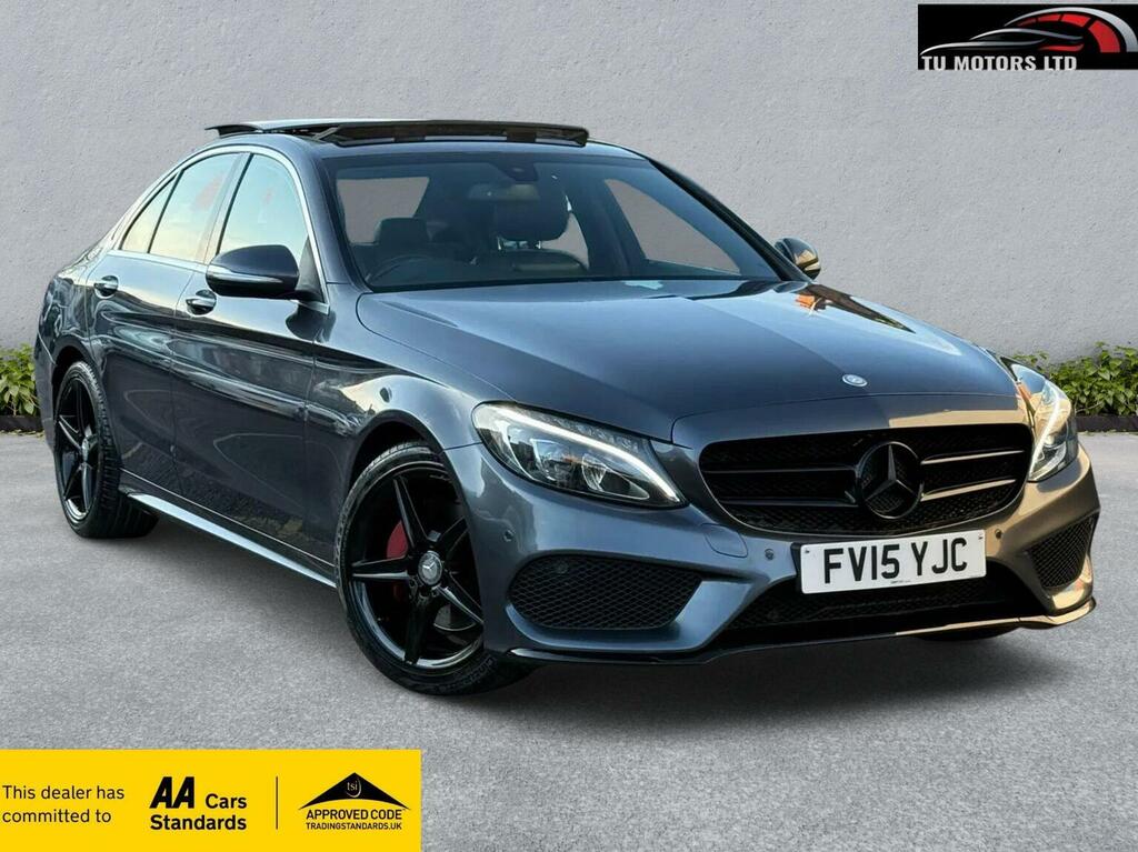 Mercedes-Benz C Class Saloon 1.6 C200d Amg Line Premium G-tronic Euro Grey