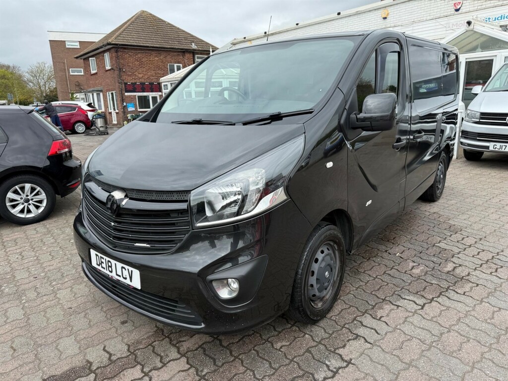Vauxhall Vivaro 1.6 Cdti 2700 Biturbo Ecotec Sportive L1 H1 Euro 6 DE18LCV Black #4