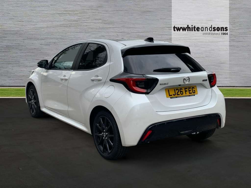 Mazda 2 1.5 Hybrid Homura Plus LJ26FEG White #5