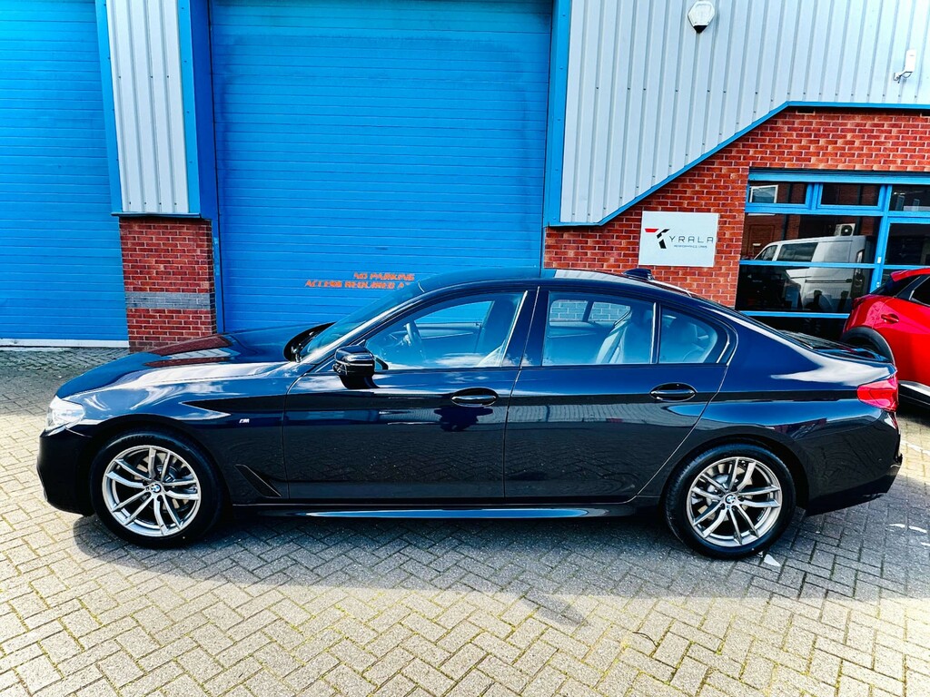 BMW 5 Series 520D Xdrive M Sport 4Wd RE69BVX Black #2
