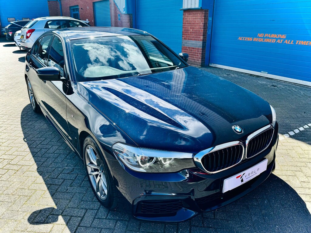 BMW 5 Series 520D Xdrive M Sport 4Wd RE69BVX Black #6