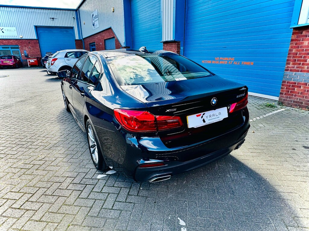 BMW 5 Series 520D Xdrive M Sport 4Wd RE69BVX Black #5