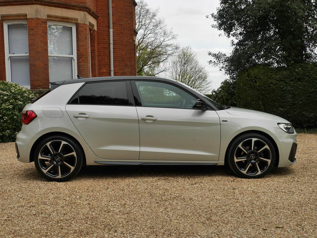 Audi A1 Sportback Tfsi S Line Black Edition KR72OSF Silver #3