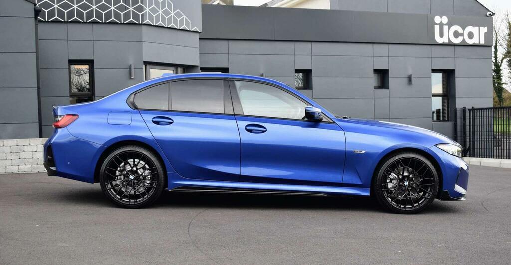 BMW 3 Series Saloon 2.0 330E 12Kwh M Sport Euro 6 Ss NL23PYD Blue #4