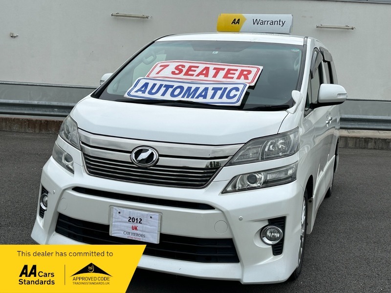 Toyota Vellfire Executive Zr 7 White
