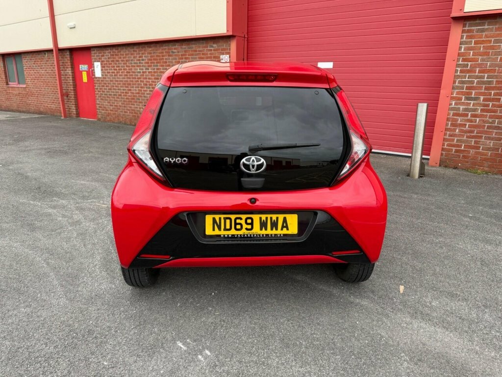 Toyota Aygo Hatchback ND69WWA Red #5
