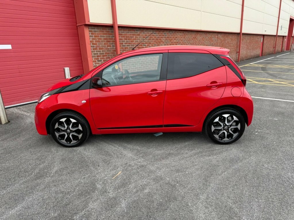 Toyota Aygo Hatchback ND69WWA Red #4