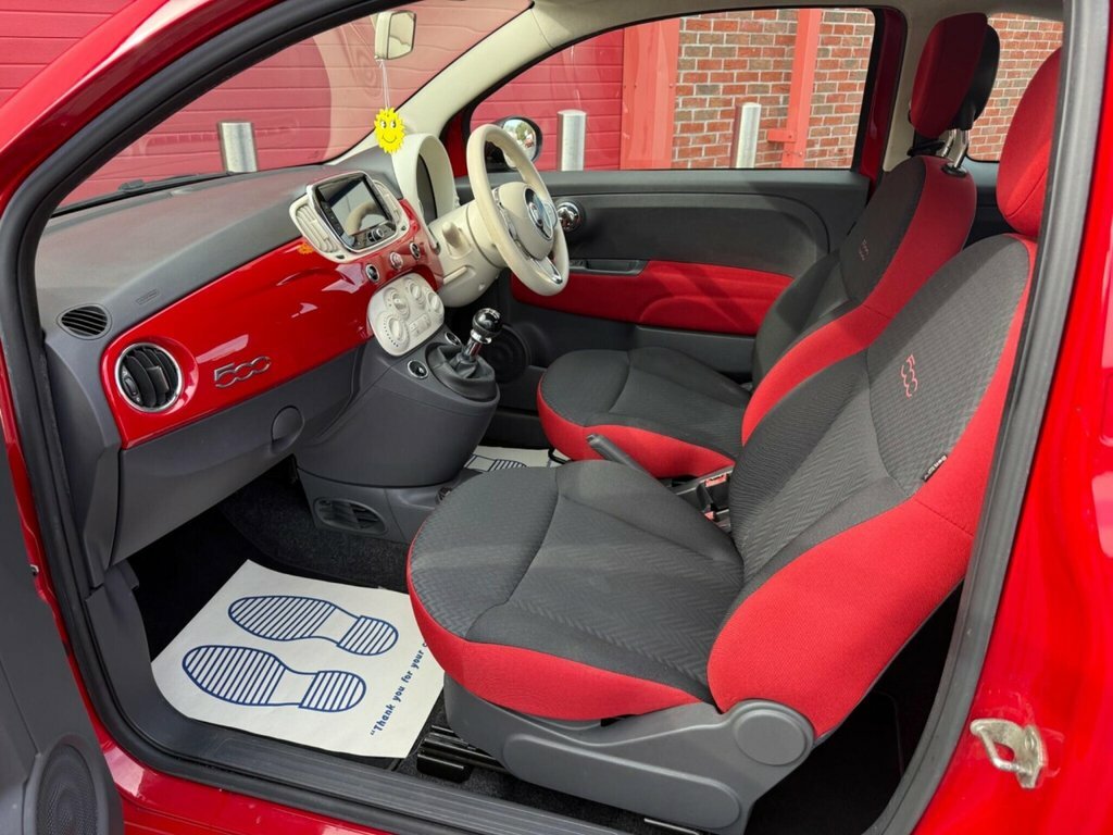 Fiat 500 Hatchback NG16EWV Red #3