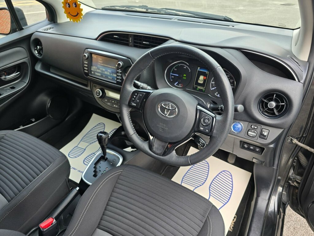 Toyota Yaris Hatchback FL68WXF Black #2