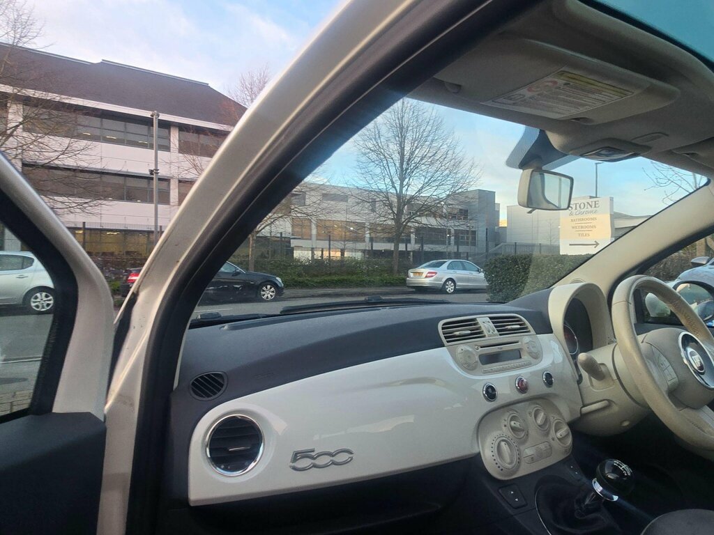 Fiat 500 1.2 Lounge Euro 6 Ss LD63GUO White #6