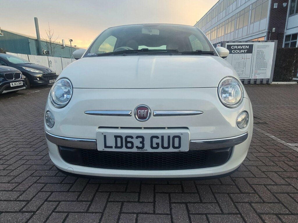 Fiat 500 1.2 Lounge Euro 6 Ss LD63GUO White #2