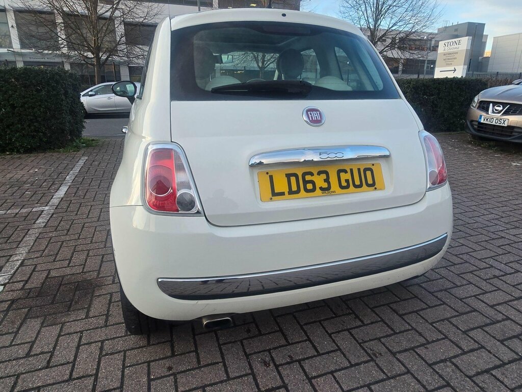Fiat 500 1.2 Lounge Euro 6 Ss LD63GUO White #4