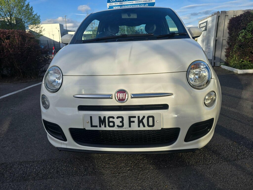 Fiat 500 1.2 Lounge Hatchback Euro 4 69 LM63FKO White #2
