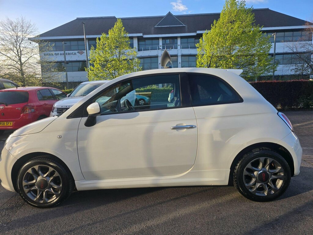 Fiat 500 1.2 Lounge Hatchback Euro 4 69 LM63FKO White #4