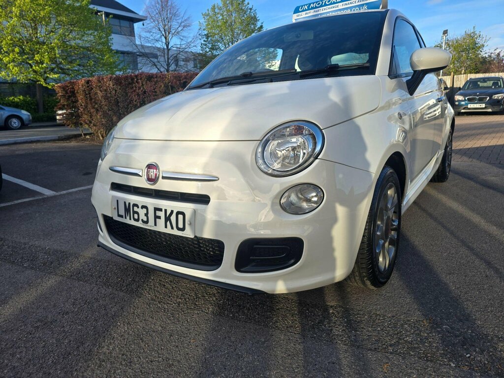 Fiat 500 1.2 Lounge Hatchback Euro 4 69 LM63FKO White #3