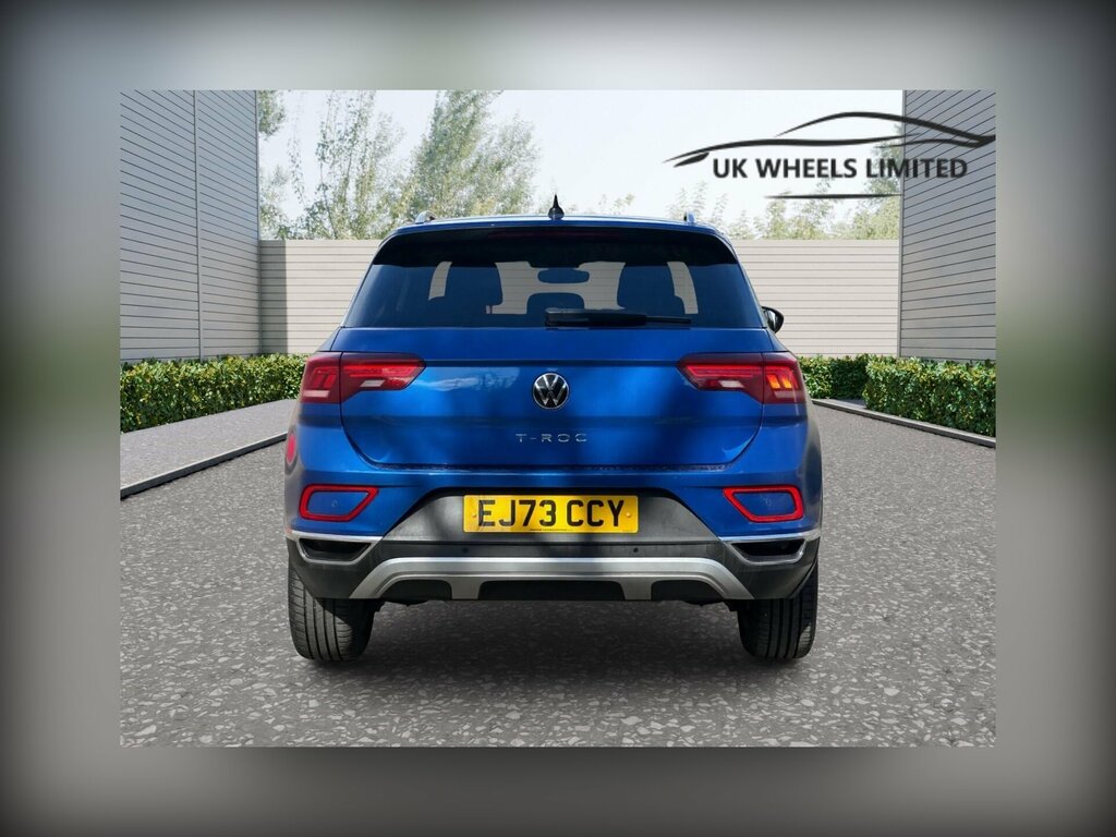 Volkswagen T-Roc 1.5 Tsi Style Dsg Euro 6 Ss EJ73CCY Blue #2