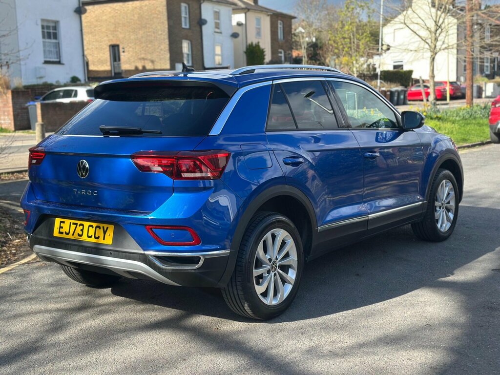 Volkswagen T-Roc 1.5 Tsi Style Dsg Euro 6 Ss EJ73CCY Blue #3