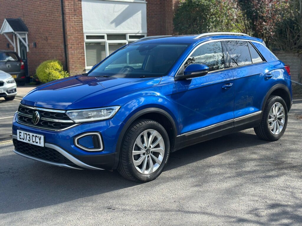 Volkswagen T-Roc 1.5 Tsi Style Dsg Euro 6 Ss EJ73CCY Blue #4
