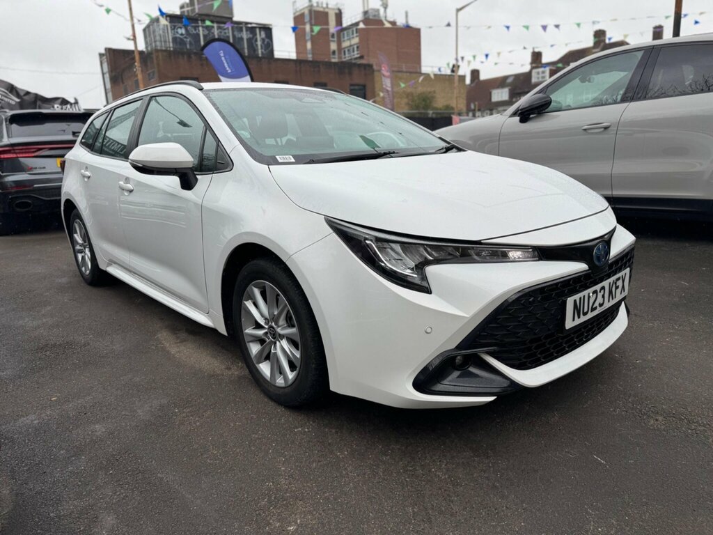 Toyota Corolla 1.8 Vvt-h Icon Touring Sports Cvt Euro 6 Ss NU23KFX White #5