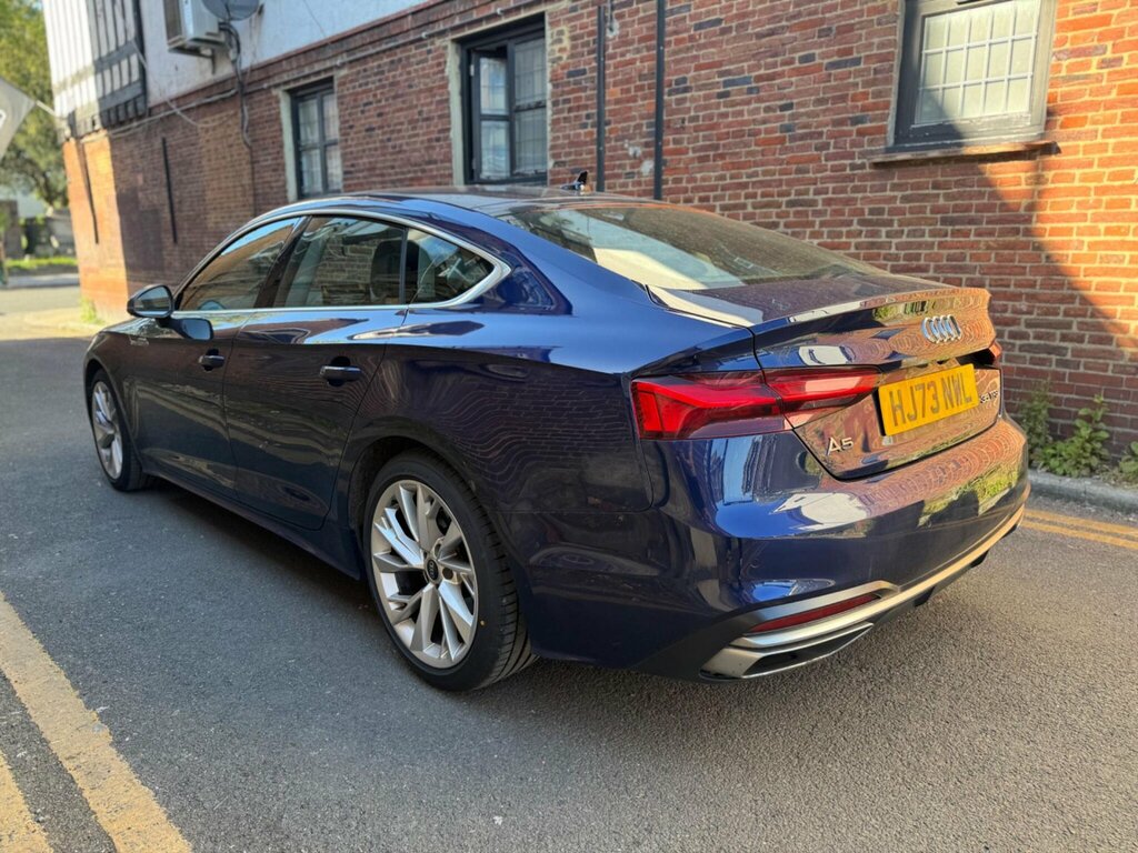 Audi A5 2.0 Tfsi 35 Sport Sportback S Tronic Euro 6 Ss HJ73NWL Blue #5