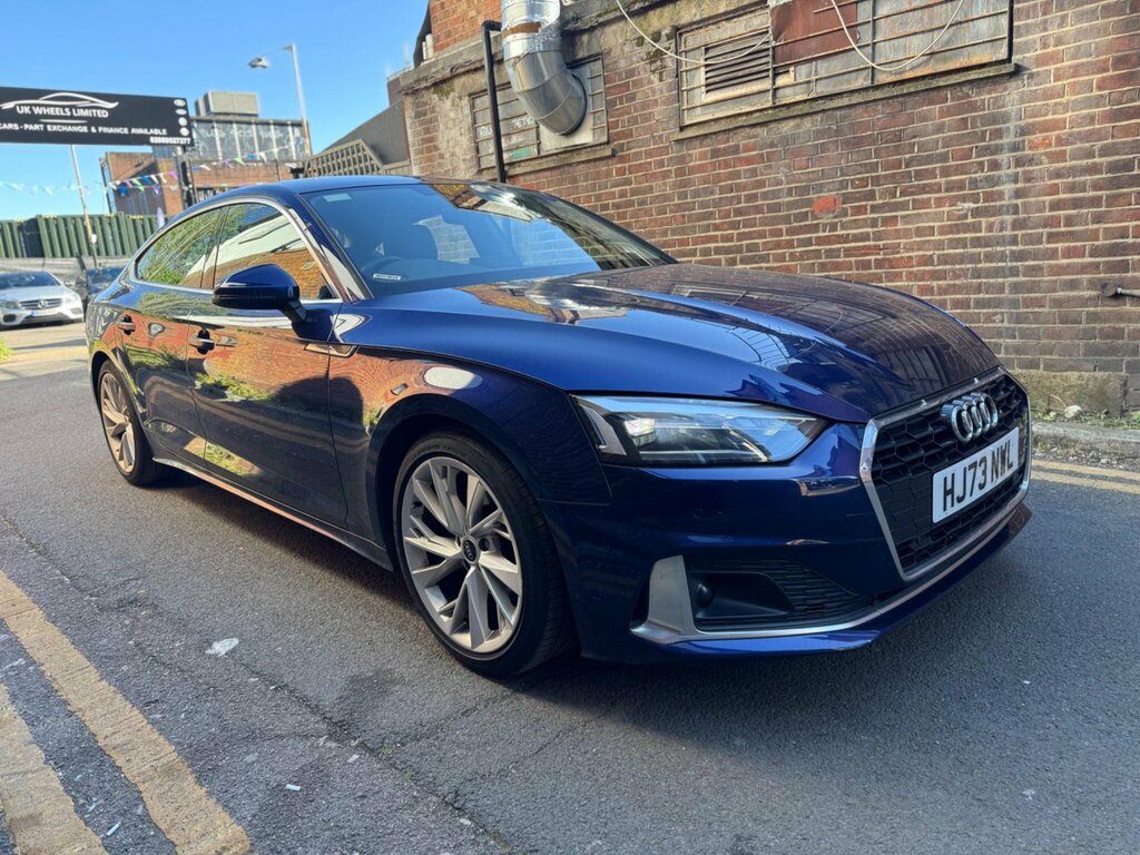 Audi A5 2.0 Tfsi 35 Sport Sportback S Tronic Euro 6 Ss HJ73NWL Blue #4