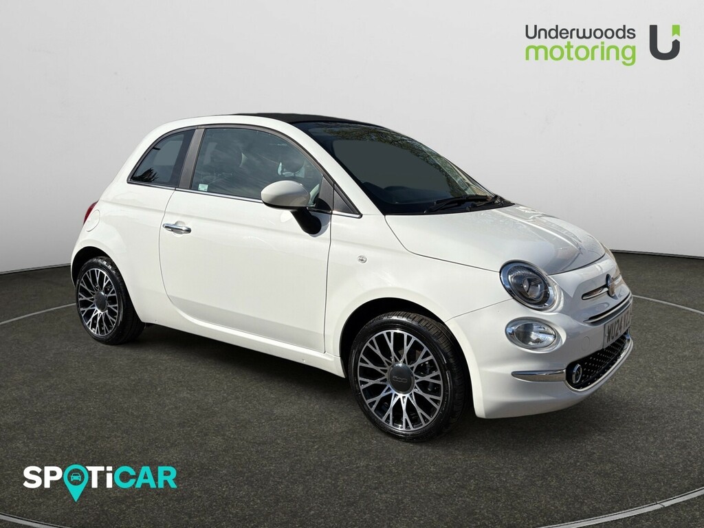 Fiat 500 1.0 70Ps Mild Hybrid Top Convertible White