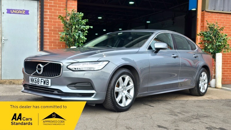 Volvo S90 2.0 D4 Momentum Saloon NK68FWB Grey #6