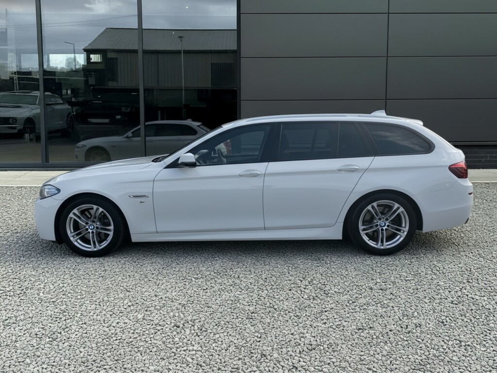 BMW 5 Series 2.0 525D M Sport Touring 2016 YF16OVA White #5