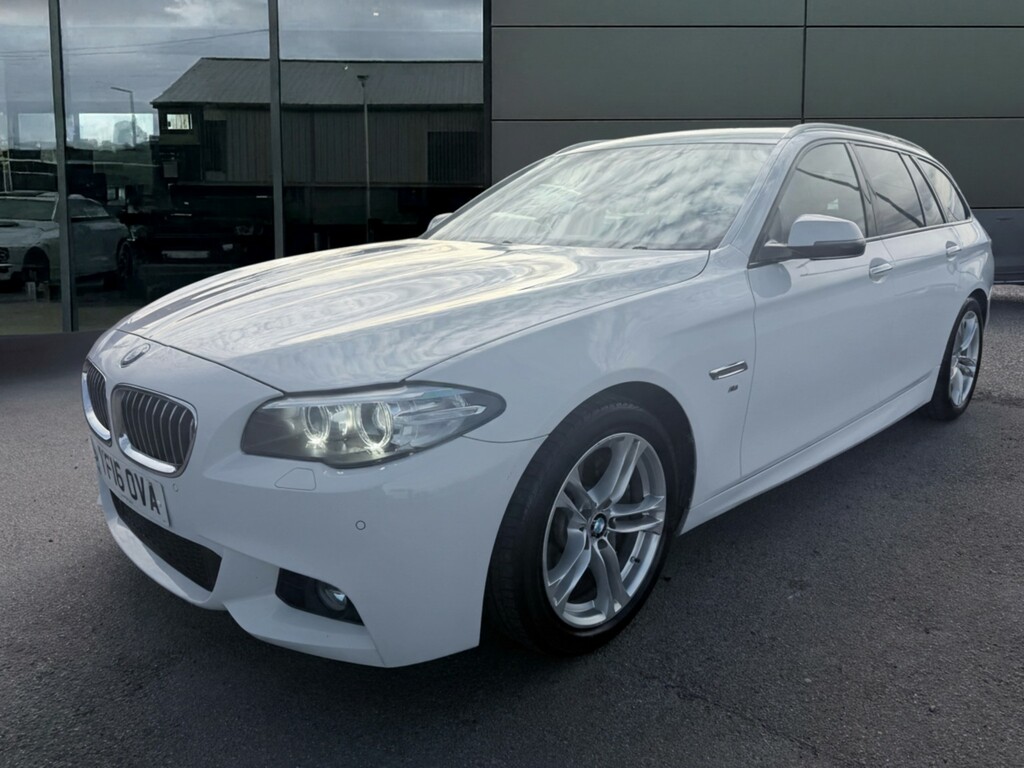 BMW 5 Series 2.0 525D M Sport Touring 2016 YF16OVA White #6