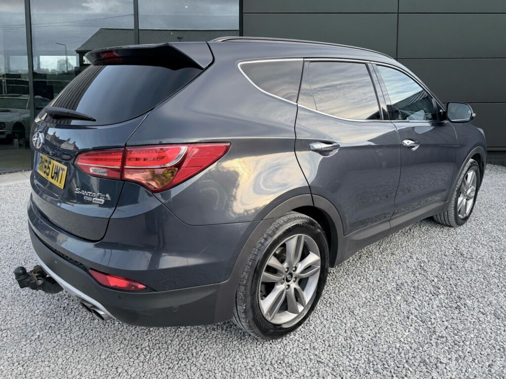 Hyundai Santa Fe 2.2 Crdi Premium Se 2015 RK65UMT Blue #3