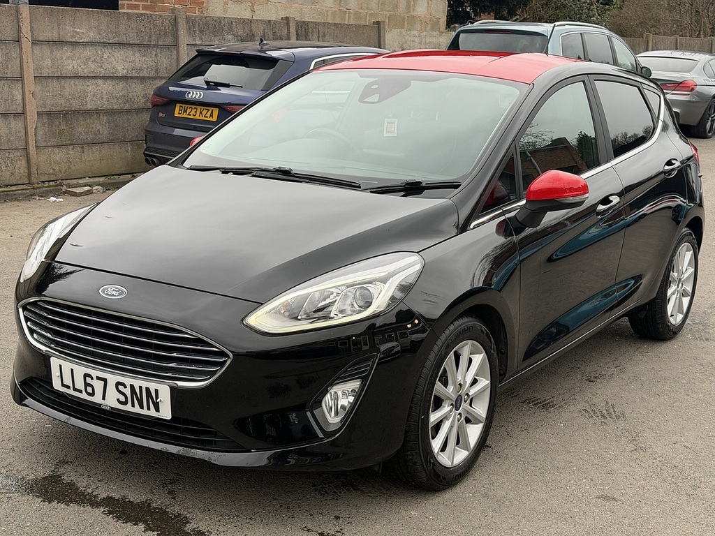 Ford Fiesta 1.0T Ecoboost Titanium Hatchback E LL67SNN Black #6