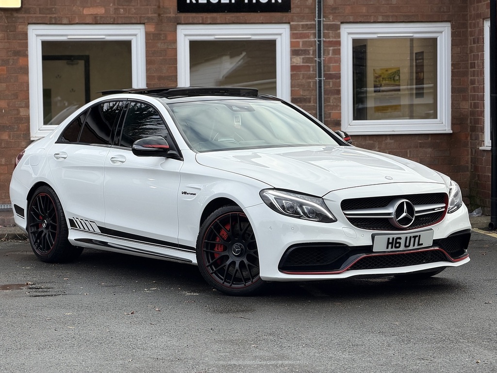 Mercedes-Benz C Class C Class C63 V8 Biturbo Amg S Edition 1 Saloon 4.0 White