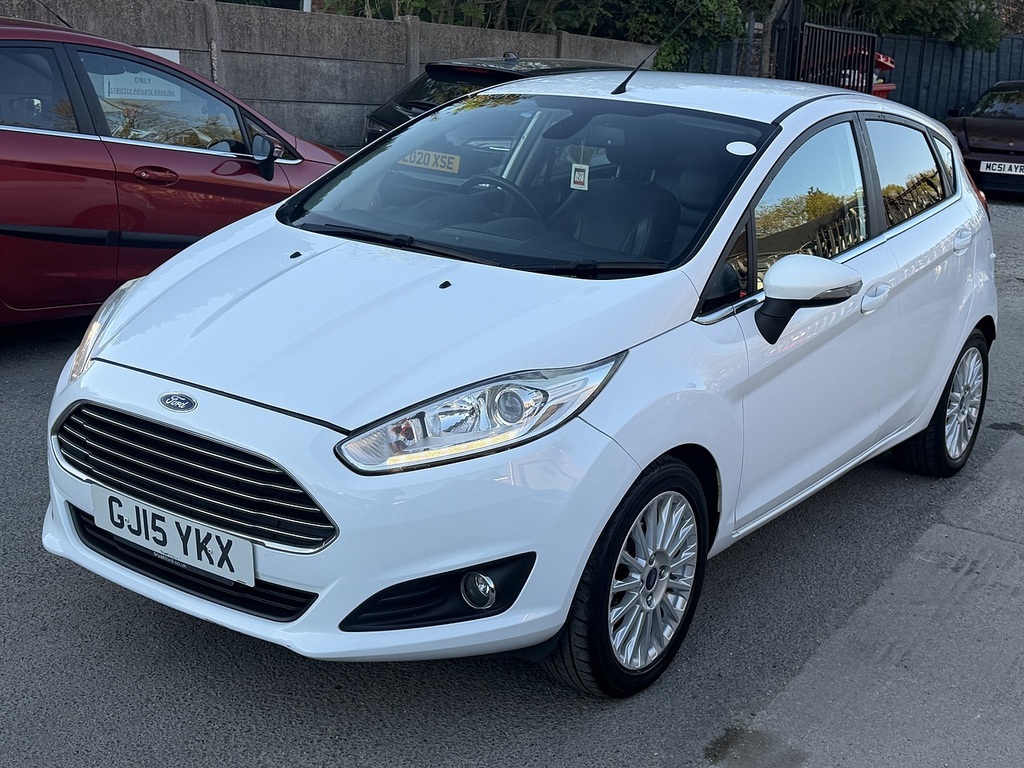 Ford Fiesta 1.0T Ecoboost Titanium Hatchback Powers GJ15YKX White #6