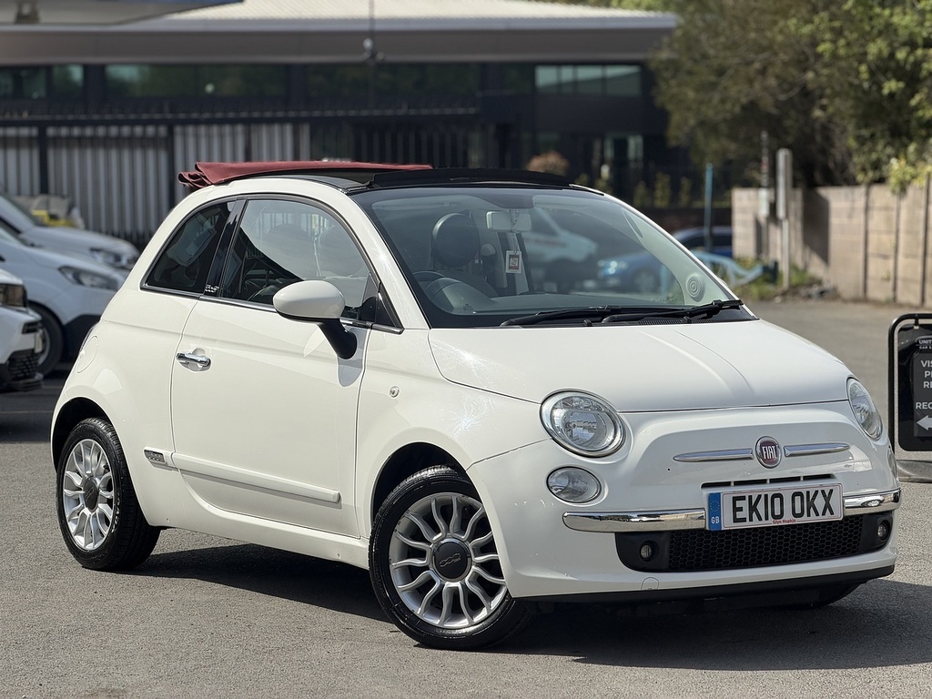 Fiat 500C 1.2 Lounge Convertible Euro 5 6 White