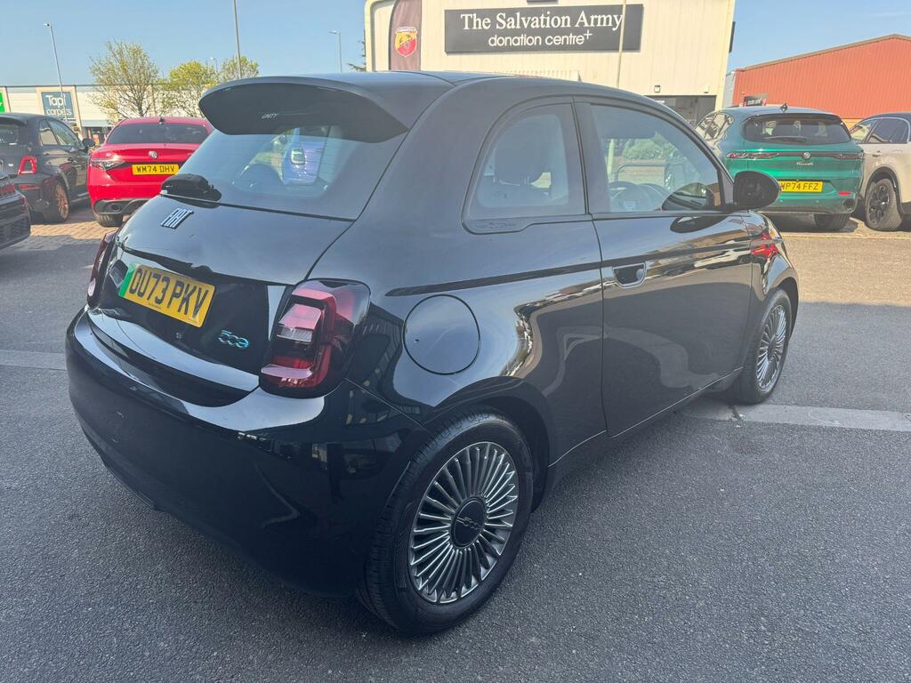 Fiat 500E 42Kwh Auto 3dr Black #6