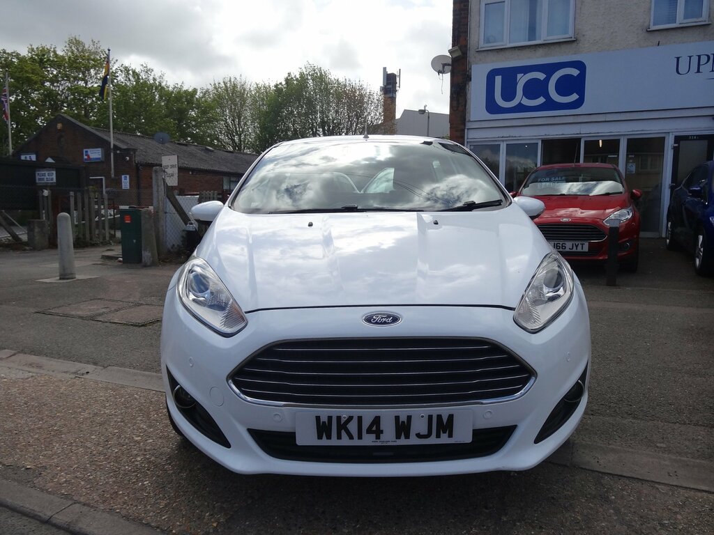 Ford Fiesta 1.0T Ecoboost Zetec Hatchback Eu WK14WJM White #3