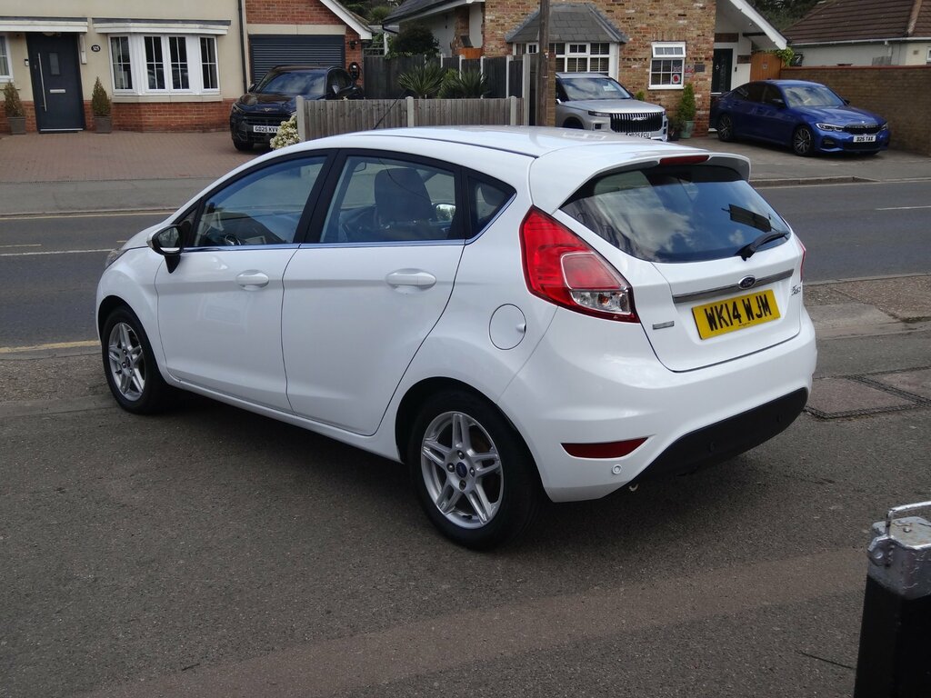 Ford Fiesta 1.0T Ecoboost Zetec Hatchback Eu WK14WJM White #6