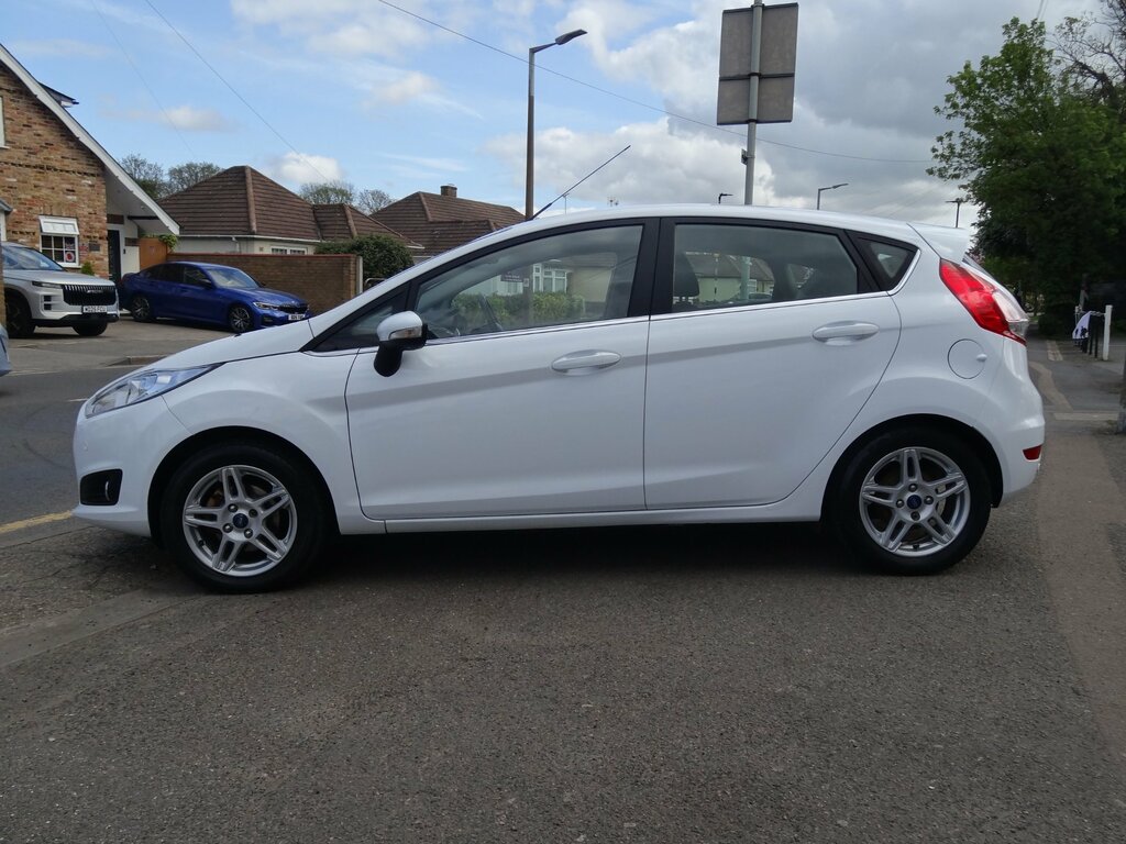 Ford Fiesta 1.0T Ecoboost Zetec Hatchback Eu WK14WJM White #5
