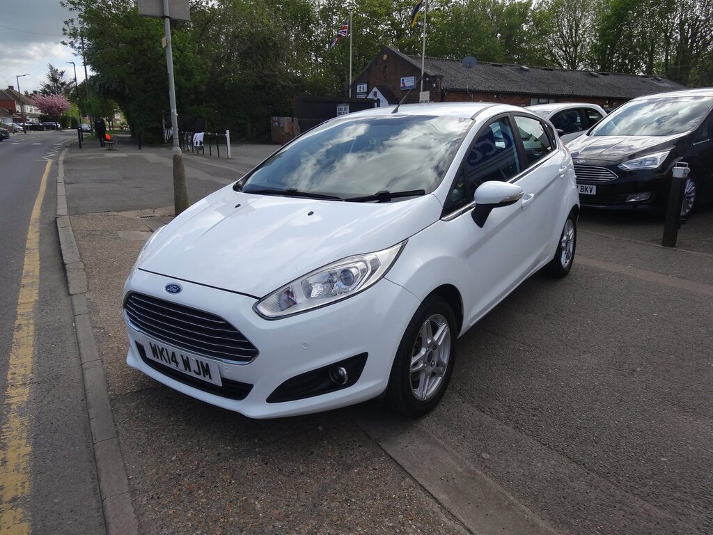 Ford Fiesta 1.0T Ecoboost Zetec Hatchback Eu WK14WJM White #4