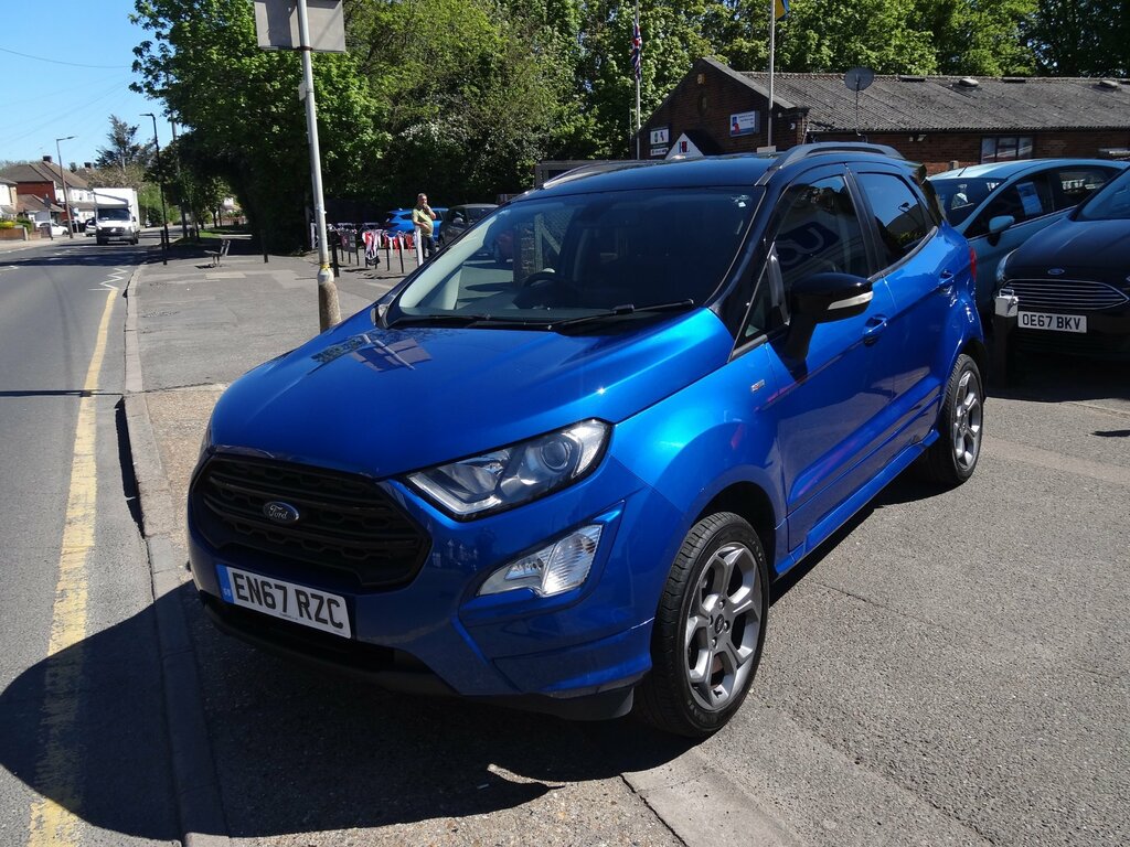 Ford Ecosport 1.0T Ecoboost St-line Suv Euro 6 EN67RZC Blue #4
