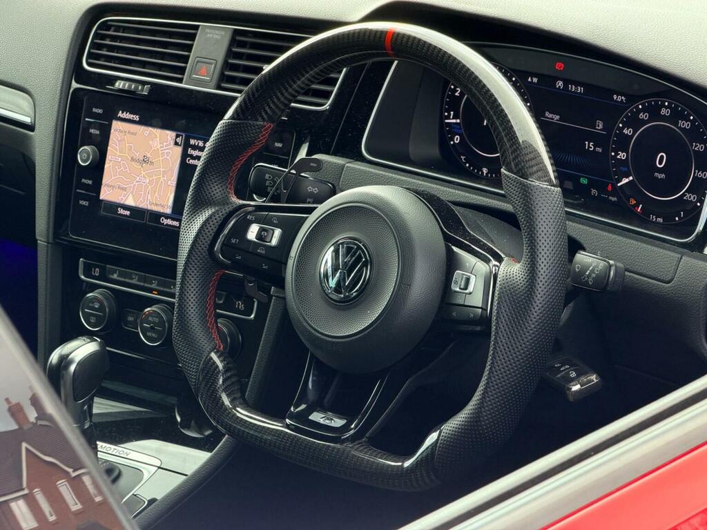 Volkswagen Golf 2.0 Tsi Bluemotion Tech R Dsg 4Motion Euro 6 Ss YG67OHO Red #3