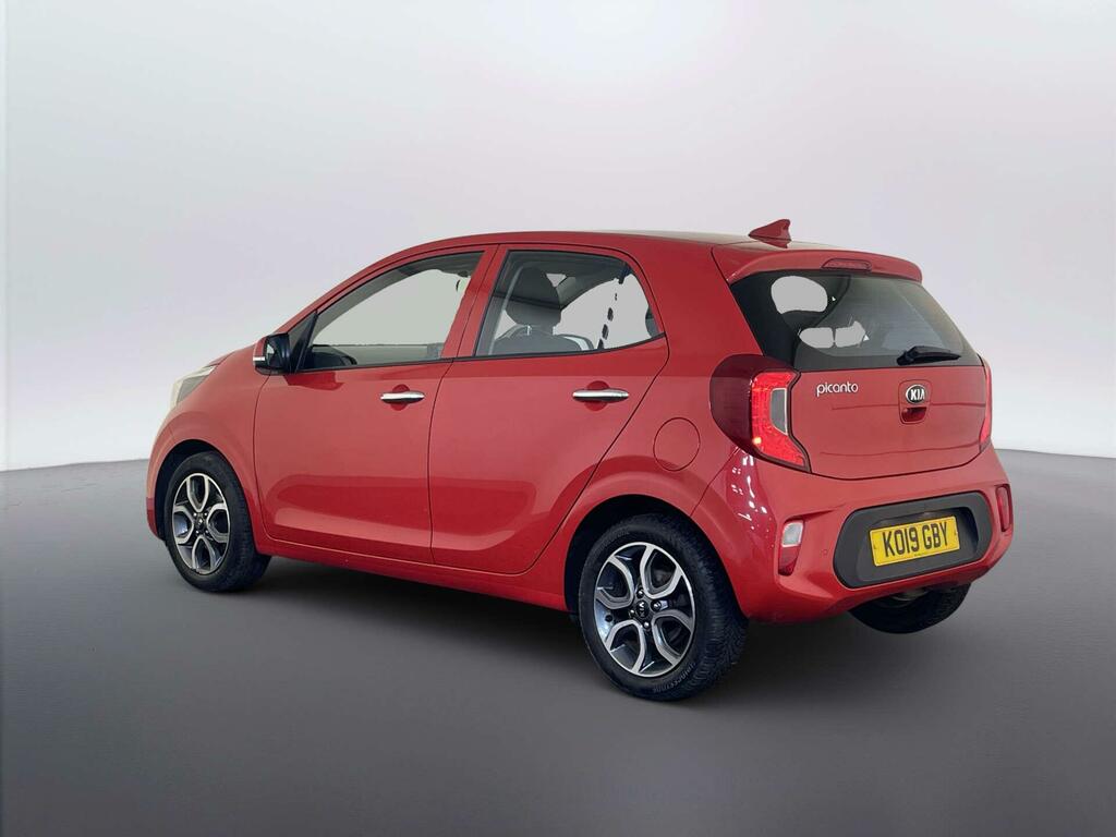 Kia Picanto 1.25 3 Hatchback Euro 6 83 Bhp KO19GBY Red #5
