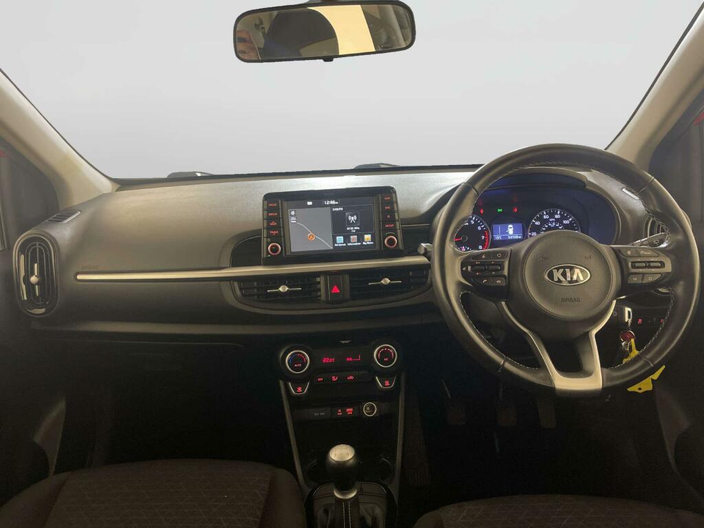 Kia Picanto 1.25 3 Hatchback Euro 6 83 Bhp KO19GBY Red #2