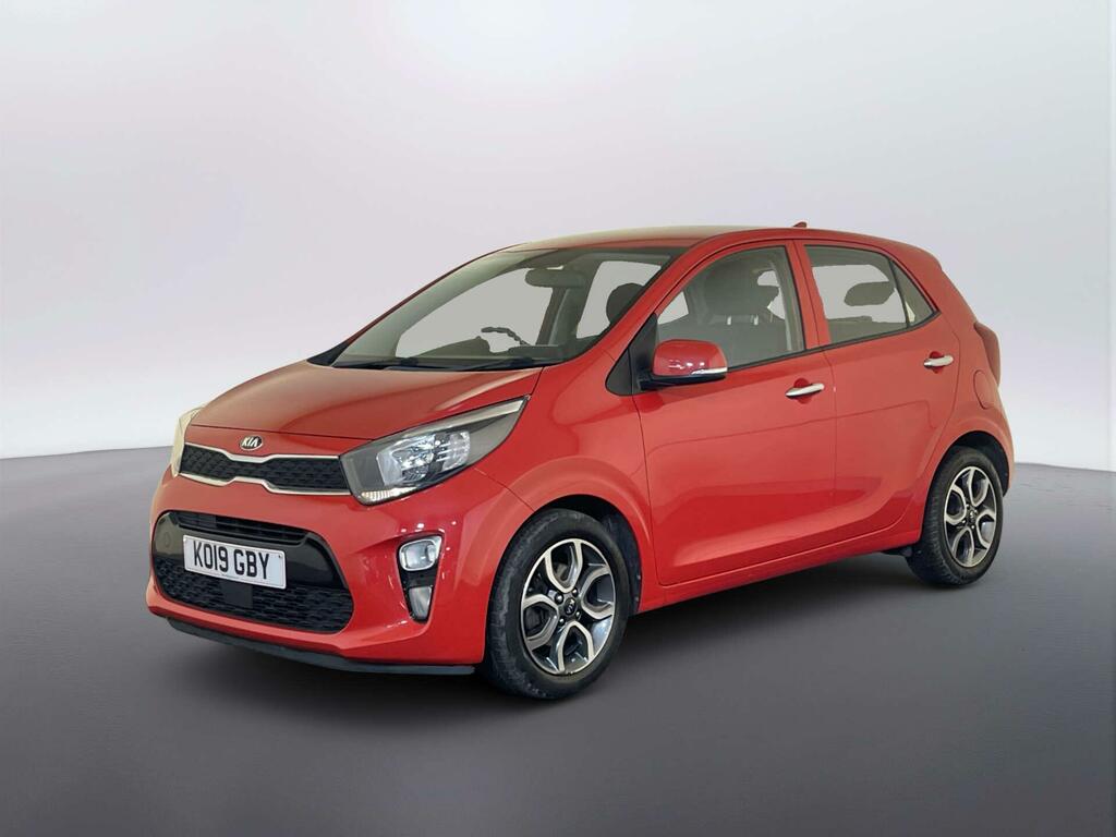 Kia Picanto 1.25 3 Hatchback Euro 6 83 Bhp KO19GBY Red #3