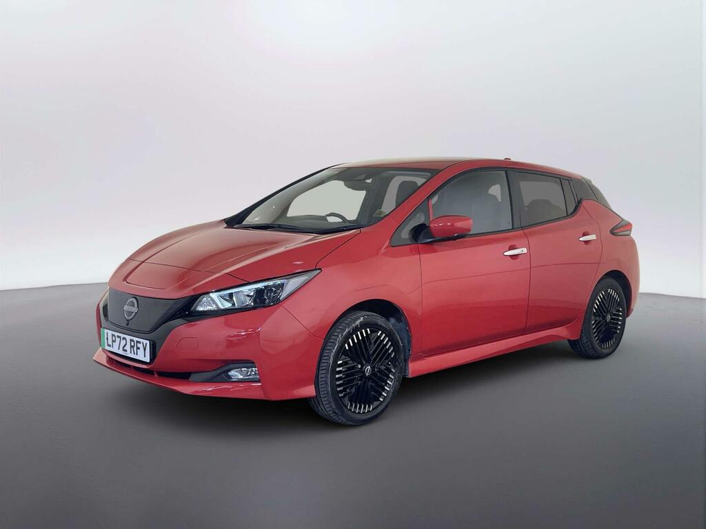 Nissan Leaf 59Kwh E N-connecta Hatchback 2 LP72RFY Red #4