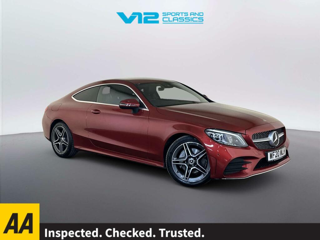 Mercedes-Benz C Class 2.0 C220d Amg Line Premium Coupe G-tr Red
