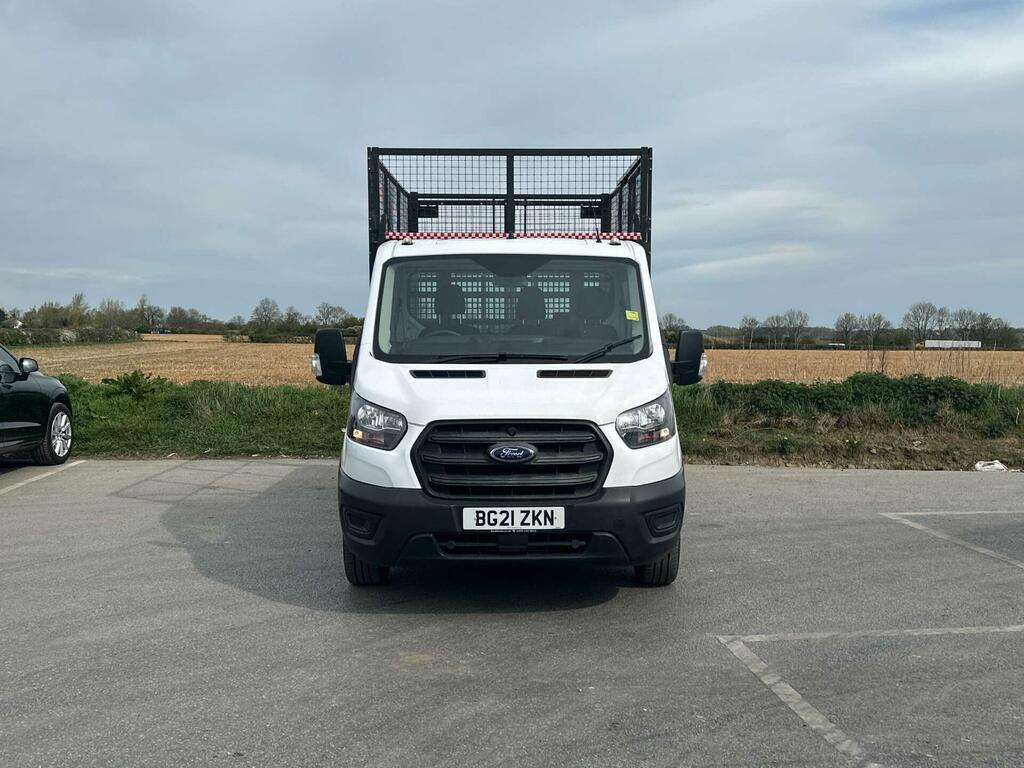 Ford Transit Custom 2.0 350 Ecoblue Leader Chassis Cab Manu BG21ZKN White #3