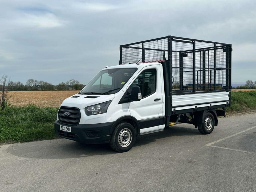 Ford Transit Custom 2.0 350 Ecoblue Leader Chassis Cab Manu BG21ZKN White #4