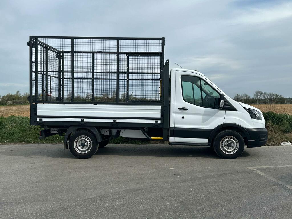 Ford Transit Custom 2.0 350 Ecoblue Leader Chassis Cab Manu BG21ZKN White #5